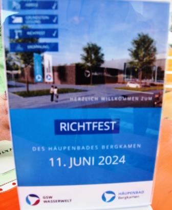 Richtfest Schild